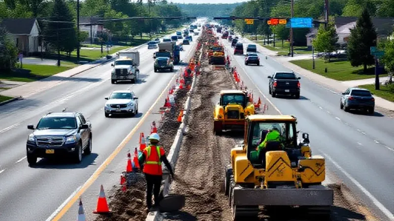 bismarck Nd: 52nd St Road Work, 3 Phases, Aug 2026