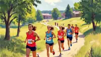 U-Mary Sweeps Cross Country at Bismarck's McDowell Dam